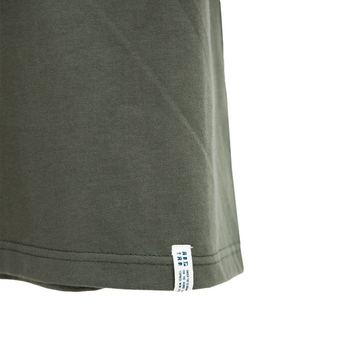 Anglan Stack Logo Half Tee Khaki 6109100010 Degli Uberti